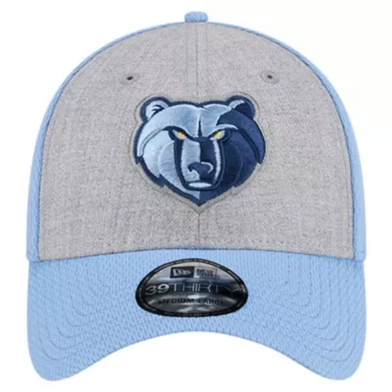 NBA Heather Gray/Light Memphis Grizzlies Two-Tone 39THIRTY Flex Hat