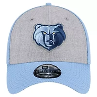 NBA Heather Gray/Light Memphis Grizzlies Two-Tone 39THIRTY Flex Hat