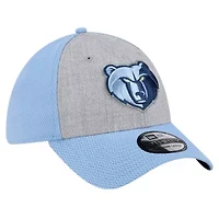 NBA Heather Gray/Light Memphis Grizzlies Two-Tone 39THIRTY Flex Hat