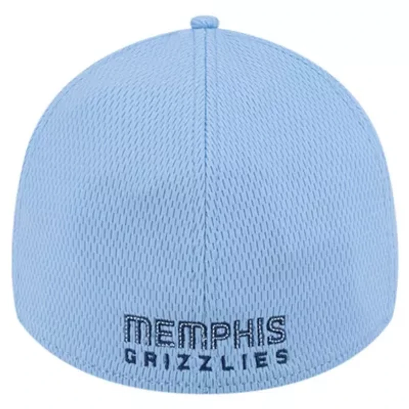 NBA Heather Gray/Light Memphis Grizzlies Two-Tone 39THIRTY Flex Hat