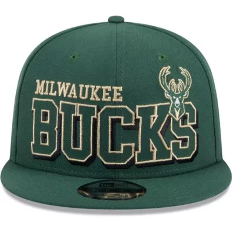 NBA Hunter Milwaukee Bucks Gameday 9FIFTY Snapback Hat