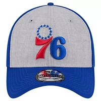 NBA Heather Gray/Royal Philadelphia 76ers Two-Tone 39THIRTY Flex Hat