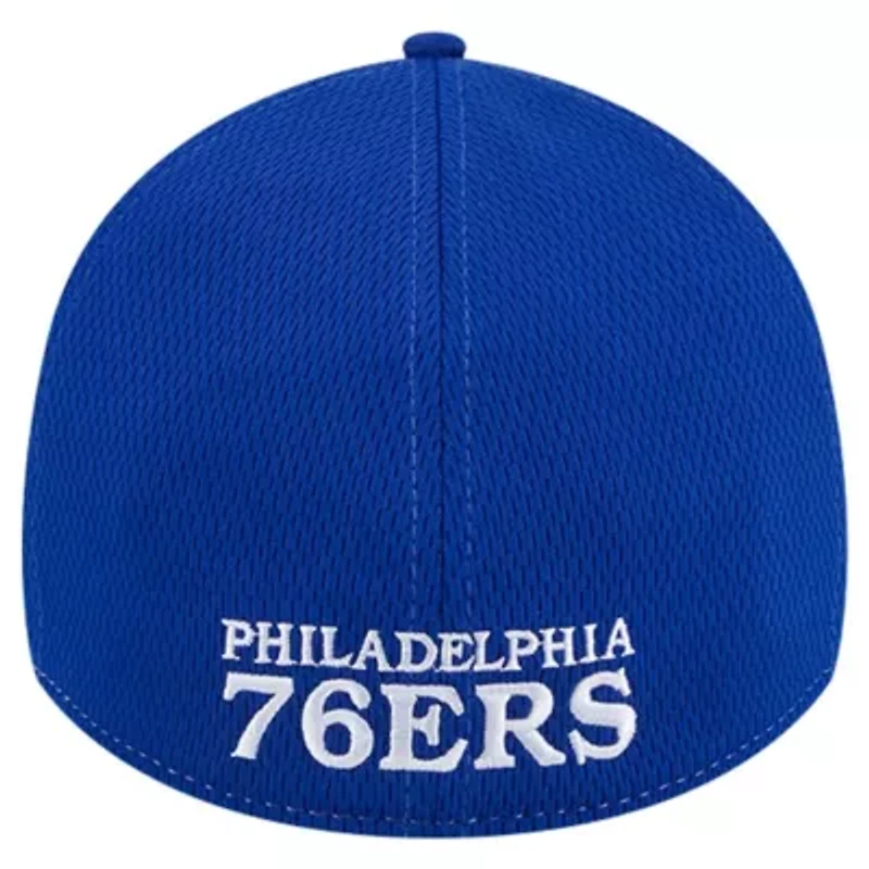 NBA Heather Gray/Royal Philadelphia 76ers Two-Tone 39THIRTY Flex Hat
