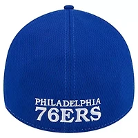 NBA Heather Gray/Royal Philadelphia 76ers Two-Tone 39THIRTY Flex Hat
