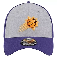NBA Heather Gray/Purple Phoenix Suns Two-Tone 39THIRTY Flex Hat