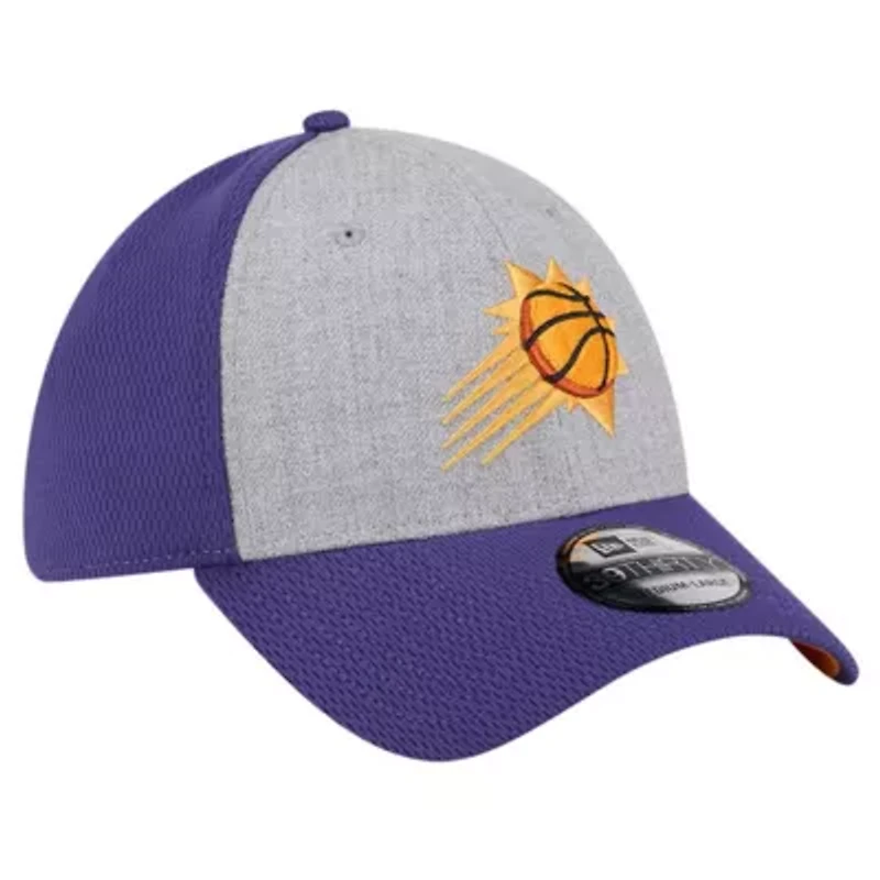 NBA Heather Gray/Purple Phoenix Suns Two-Tone 39THIRTY Flex Hat