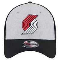 NBA Heather Gray/Black Portland Trail Blazers Two-Tone 39THIRTY Flex Hat