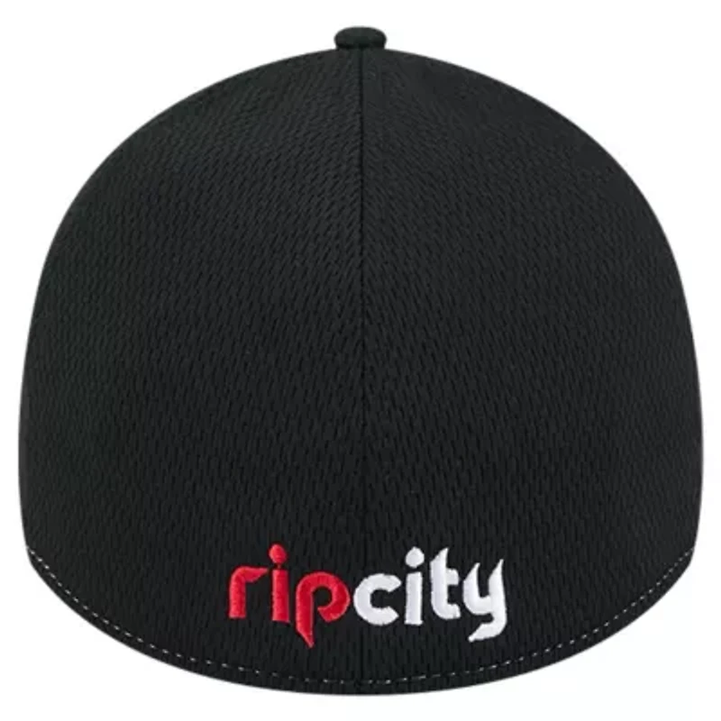 NBA Heather Gray/Black Portland Trail Blazers Two-Tone 39THIRTY Flex Hat
