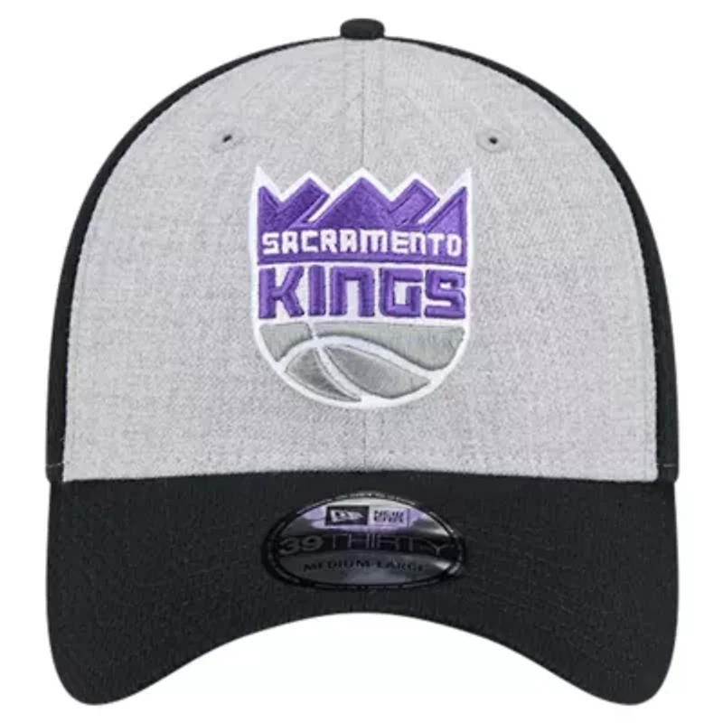 NBA Heather Gray/Black Sacramento Kings Two-Tone 39THIRTY Flex Hat