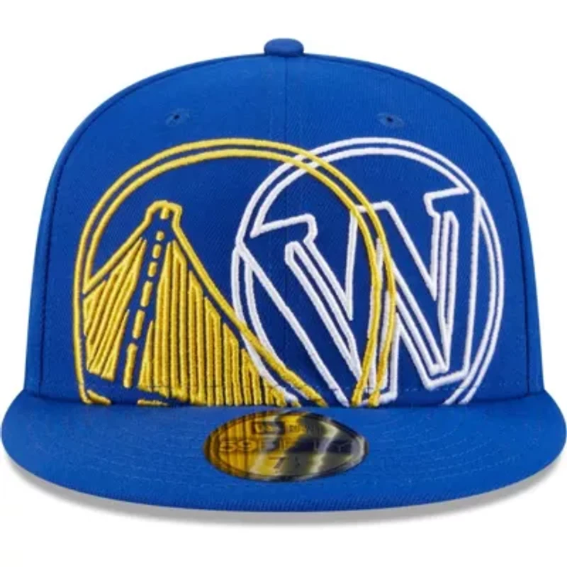 NBA Golden State Warriors Game Day Hollow Logo Mashup 59FIFTY Fitted Hat