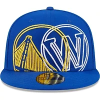 NBA Golden State Warriors Game Day Hollow Logo Mashup 59FIFTY Fitted Hat