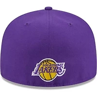 NBA Los Angeles Lakers Game Day Hollow Logo Mashup 59FIFTY Fitted Hat
