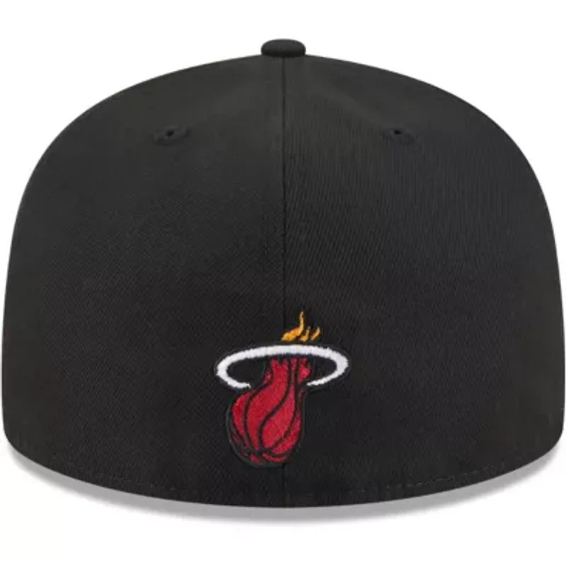 NBA Miami Heat Game Day Hollow Logo Mashup 59FIFTY Fitted Hat
