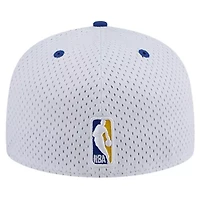 NBA White/Royal Golden State Warriors Throwback 2Tone 59FIFTY Fitted Hat