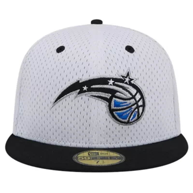 NBA White/Black Orlando Magic Throwback 2Tone 59FIFTY Fitted Hat