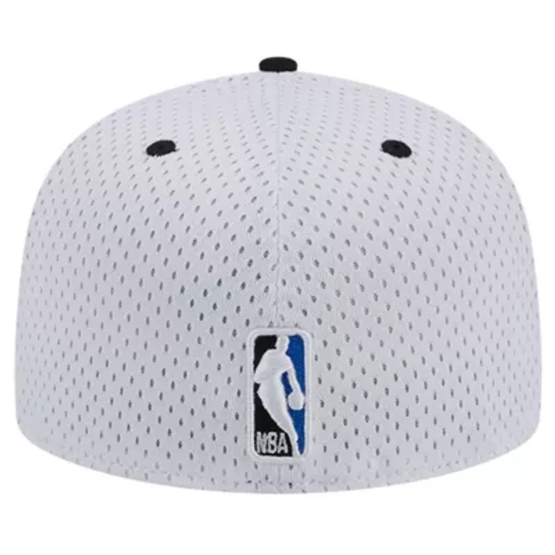 NBA White/Black Orlando Magic Throwback 2Tone 59FIFTY Fitted Hat