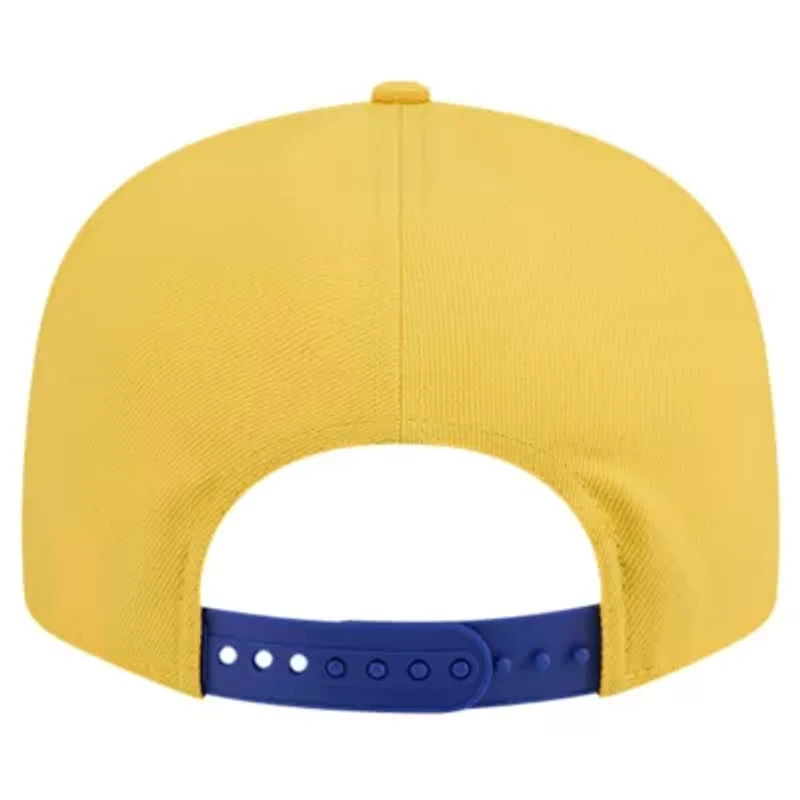 NBA White/Royal Golden State Warriors Throwback Gradient Tech Font 9FIFTY Snapback Hat