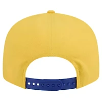 NBA White/Royal Golden State Warriors Throwback Gradient Tech Font 9FIFTY Snapback Hat