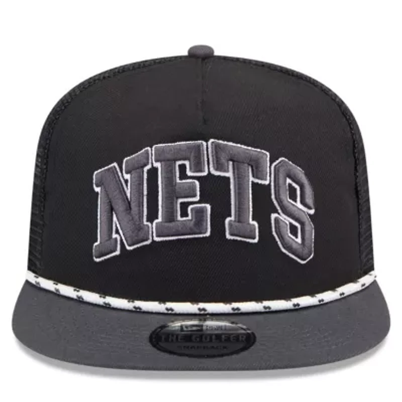 NBA Brooklyn Nets Throwback Team Arch Golfer Snapback Hat