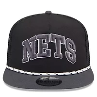 NBA Brooklyn Nets Throwback Team Arch Golfer Snapback Hat