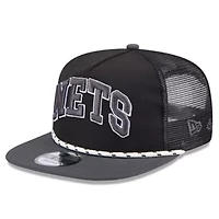 NBA Brooklyn Nets Throwback Team Arch Golfer Snapback Hat