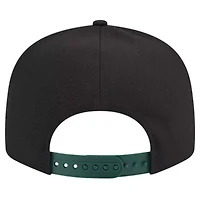 NBA White/Hunter Milwaukee Bucks Throwback Gradient Tech Font 9FIFTY Snapback Hat