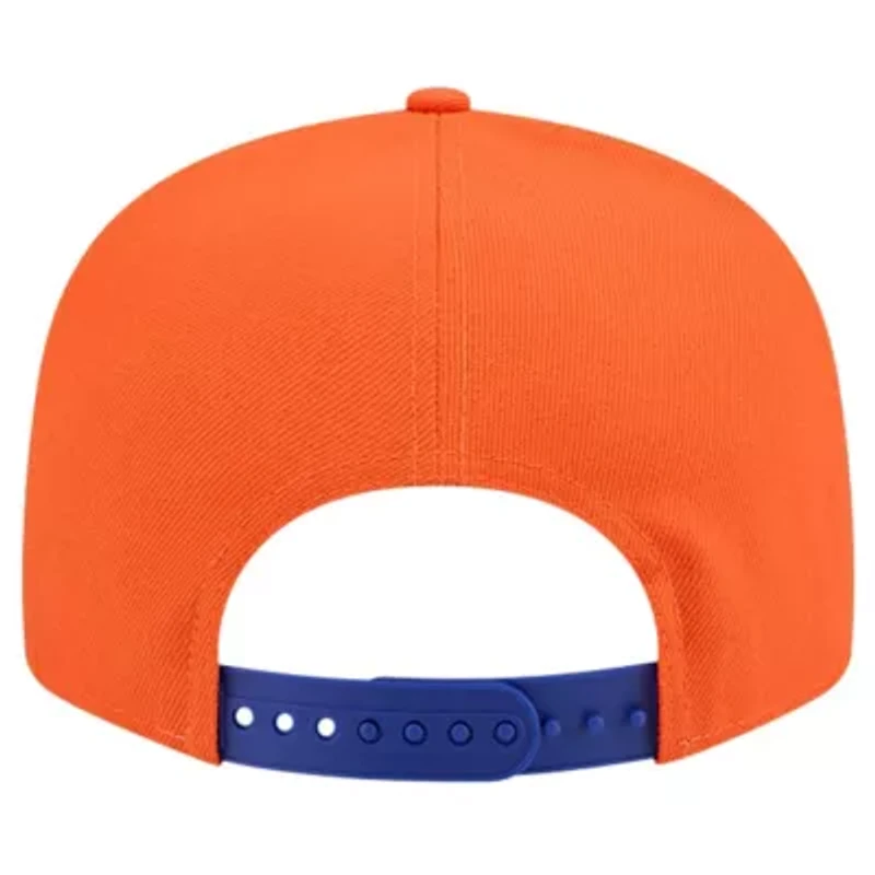 NBA White/Blue New York Knicks Throwback Gradient Tech Font 9FIFTY Snapback Hat
