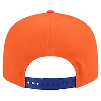 NBA White/Blue New York Knicks Throwback Gradient Tech Font 9FIFTY Snapback Hat
