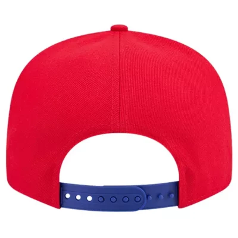 NBA White/Royal Philadelphia 76ers Throwback Gradient Tech Font 9FIFTY Snapback Hat