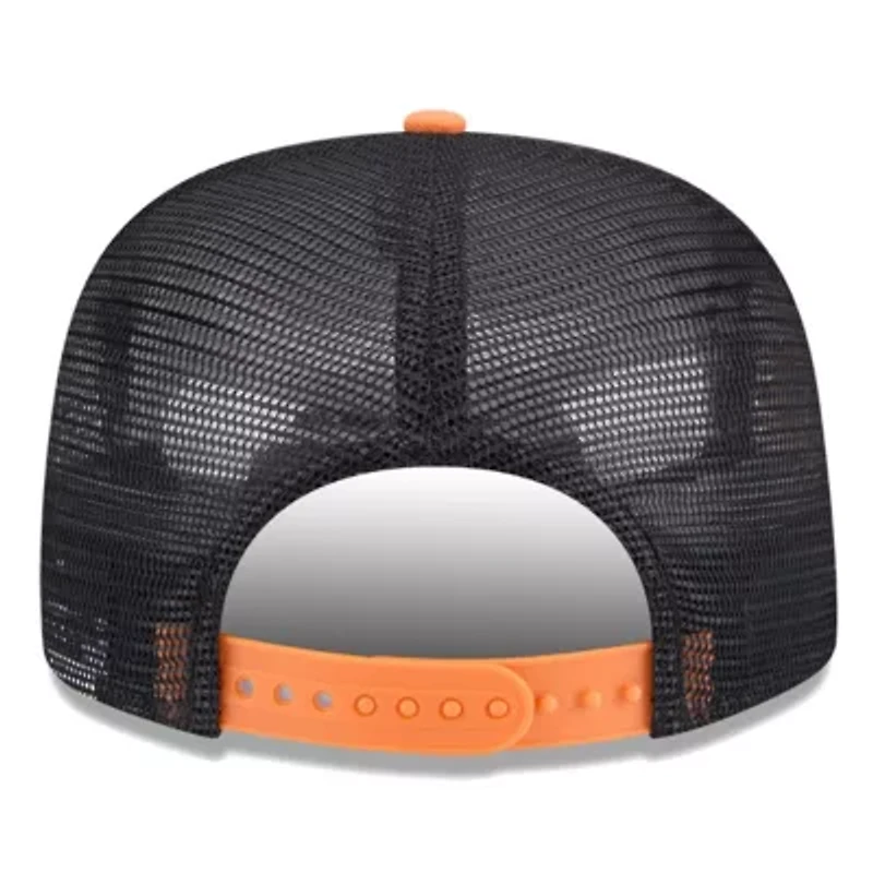 NBA Black/Orange Phoenix Suns Throwback Team Arch Golfer Snapback Hat