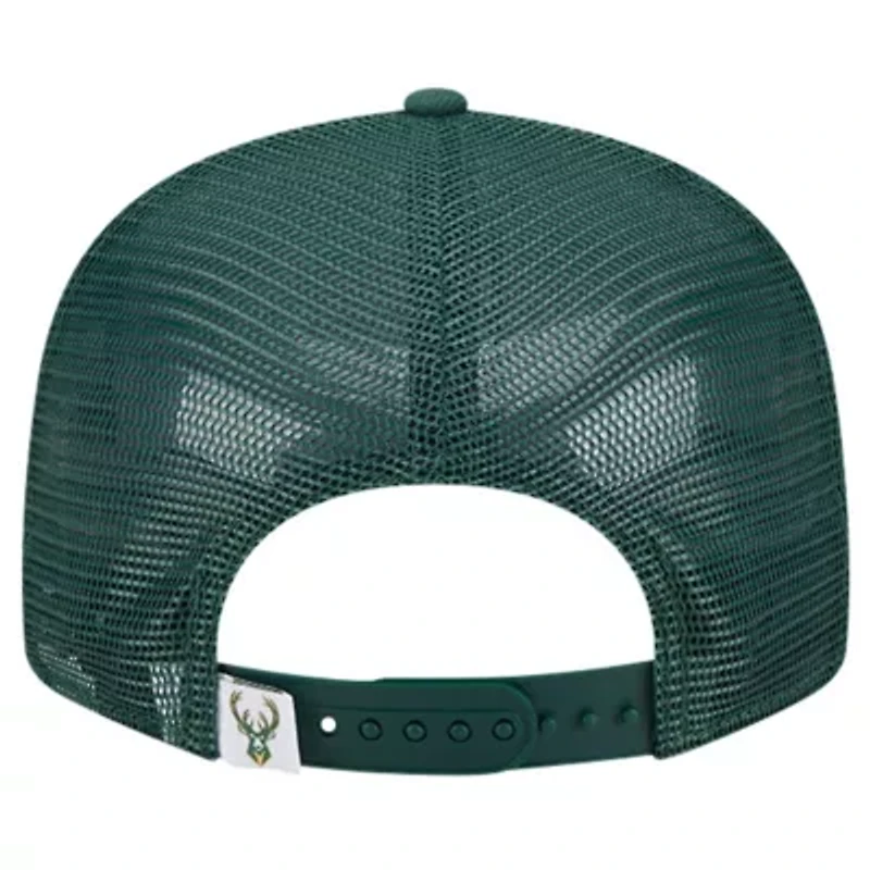 NBA Hunter Milwaukee Bucks Meshback 9FIFTY Snapback Hat