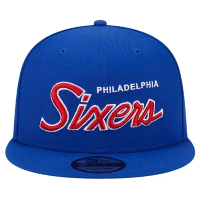 NBA Philadelphia 76ers Script Side Patch 9FIFTY Snapback Hat