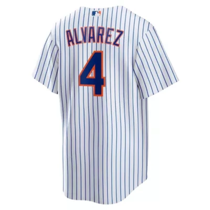 MLB Nike Francisco Alvarez New York Mets Replica Player Jersey