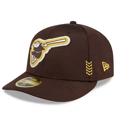 MLB San Diego Padres 2024 Clubhouse Low 59FIFTY Fitted Hat