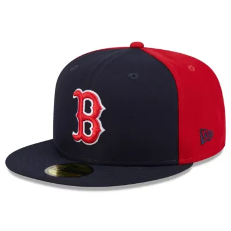 Boston Red Sox MLB Navy/Red Gameday Sideswipe 59FIFTY Fitted Hat