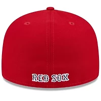 Boston Red Sox MLB Navy/Red Gameday Sideswipe 59FIFTY Fitted Hat