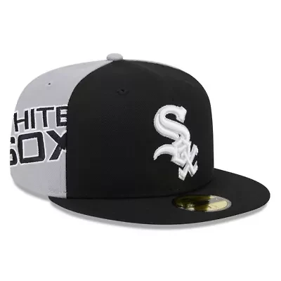 Chicago White Sox MLB Black/Gray Gameday Sideswipe 59FIFTY Fitted Hat