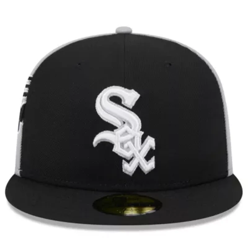 Chicago White Sox MLB Black/Gray Gameday Sideswipe 59FIFTY Fitted Hat