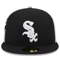 Chicago White Sox MLB Black/Gray Gameday Sideswipe 59FIFTY Fitted Hat