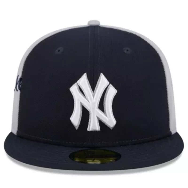 MLB Navy/Gray New York Yankees Gameday Sideswipe 59FIFTY Fitted Hat