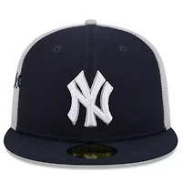 MLB Navy/Gray New York Yankees Gameday Sideswipe 59FIFTY Fitted Hat
