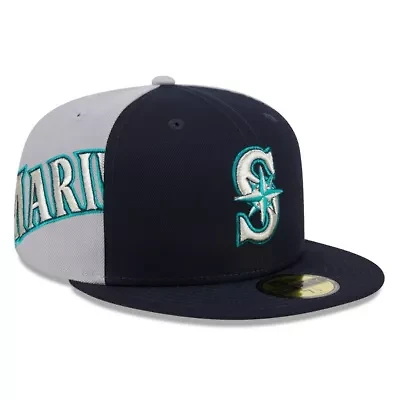 MLB Navy/Gray Seattle Mariners Gameday Sideswipe 59FIFTY Fitted Hat