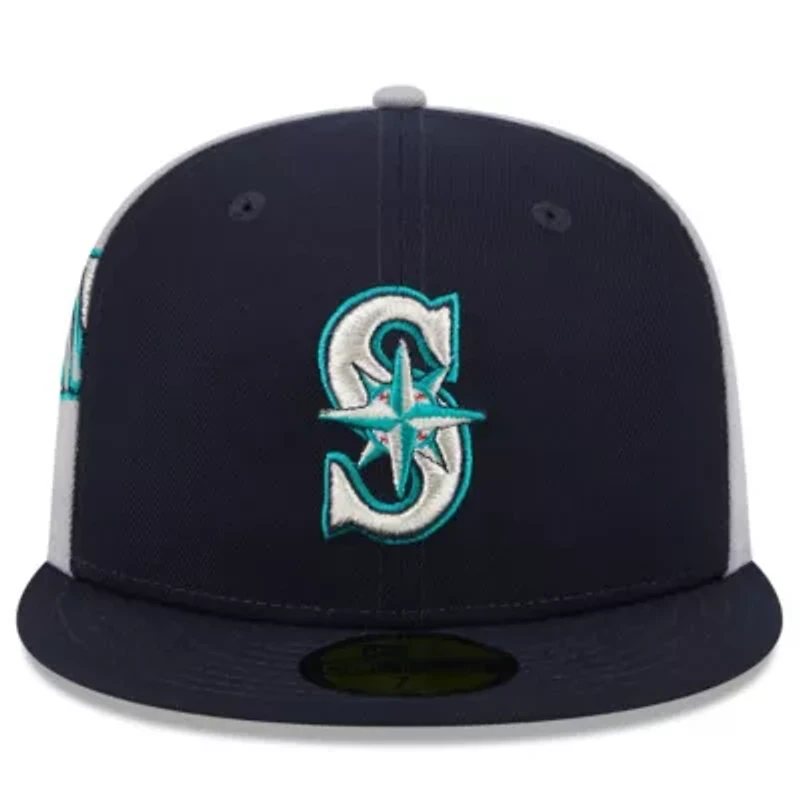 MLB Navy/Gray Seattle Mariners Gameday Sideswipe 59FIFTY Fitted Hat