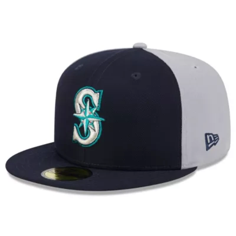 MLB Navy/Gray Seattle Mariners Gameday Sideswipe 59FIFTY Fitted Hat
