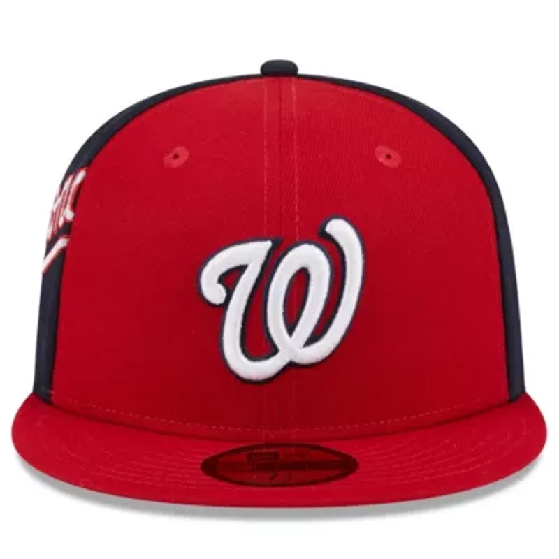 MLB Red/Navy Washington Nationals Gameday Sideswipe 59FIFTY Fitted Hat