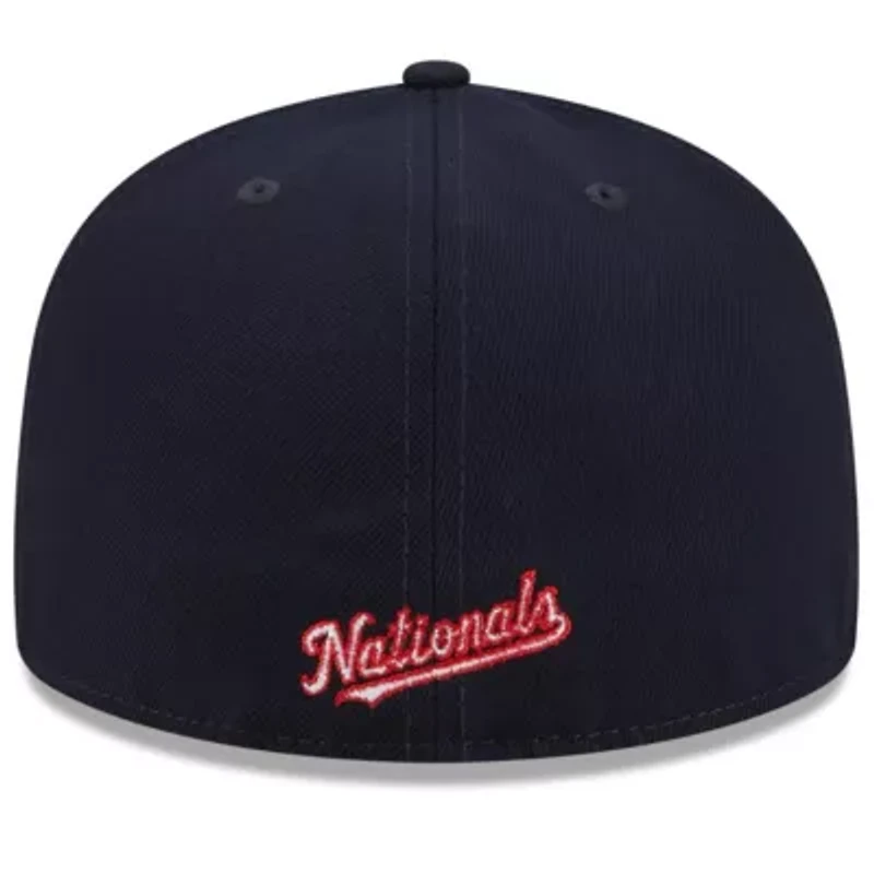 MLB Red/Navy Washington Nationals Gameday Sideswipe 59FIFTY Fitted Hat