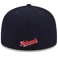 MLB Red/Navy Washington Nationals Gameday Sideswipe 59FIFTY Fitted Hat