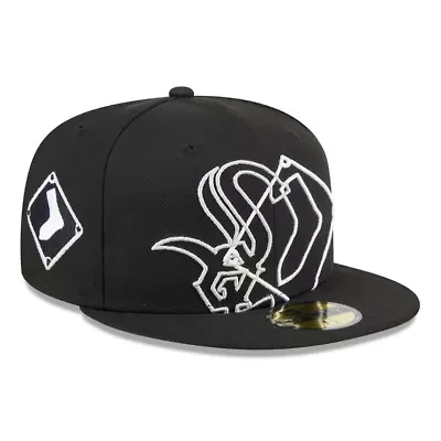 Chicago White Sox MLB Game Day Overlap 59FIFTY Fitted Hat