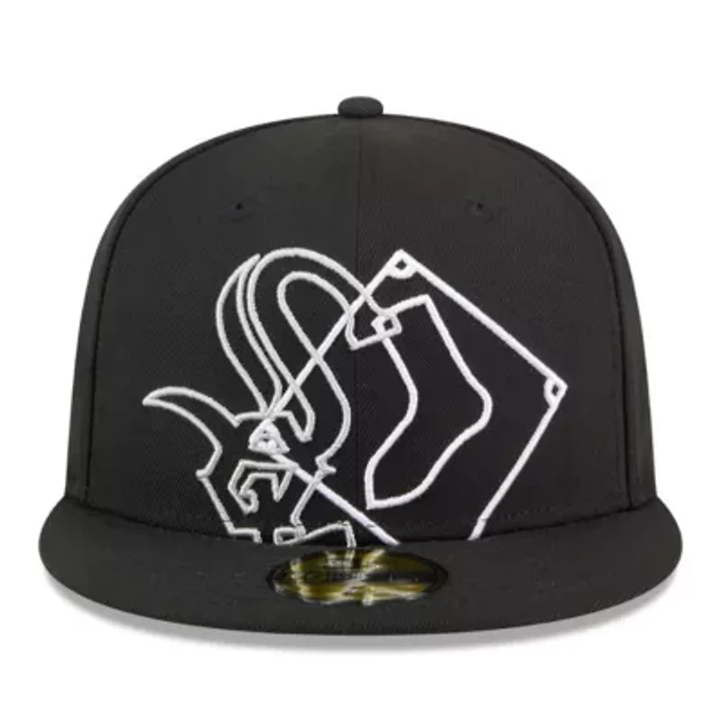 Chicago White Sox MLB Game Day Overlap 59FIFTY Fitted Hat