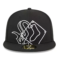 Chicago White Sox MLB Game Day Overlap 59FIFTY Fitted Hat